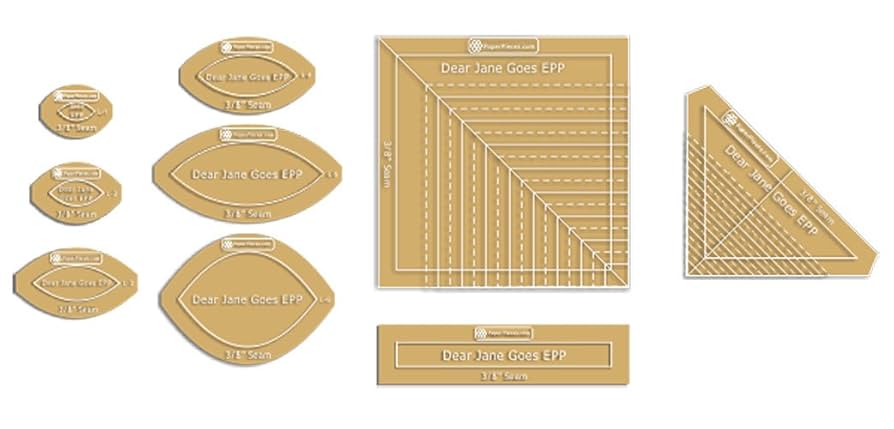 Dear Jane キルト図案集と定規セット Dear Jane キルト図案集と定規セット Dear Jane キルト図案集と